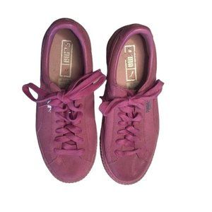 Puma bright pink women's sneakers 8